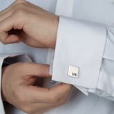 Personalized Engraving Square Cufflinks - Giva